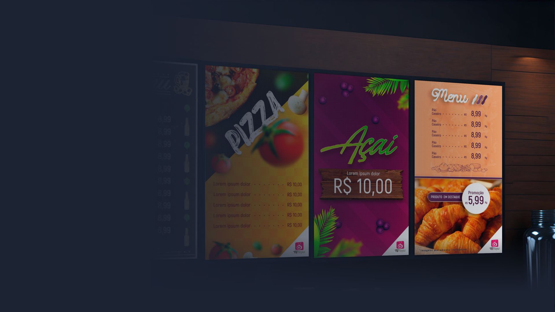 Banner TV Player - Produtos e Soluções